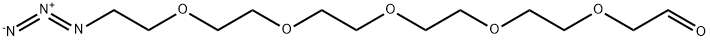 Ald-PEG5-Azide Structure