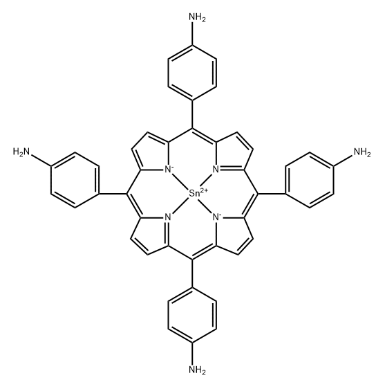 四对苯基氨基卟啉锡, 1448009-07-1, 结构式