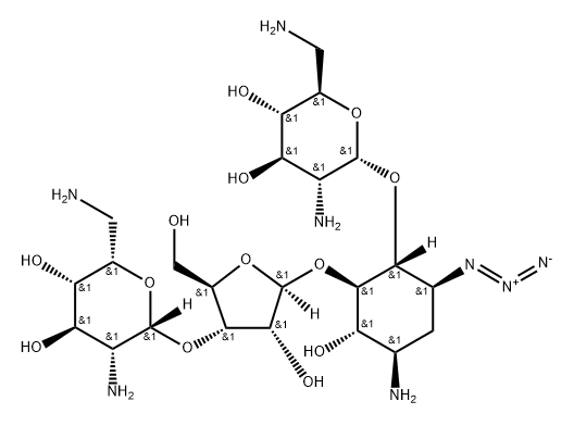 3-AZIDO NEOMYCIN B 结构式