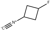 1-Fluoro-3-isocyanocyclobutane 结构式