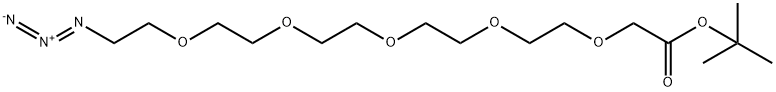 AZIDO-PEG5-CH2CO2TBU, 1448451-72-6, 结构式
