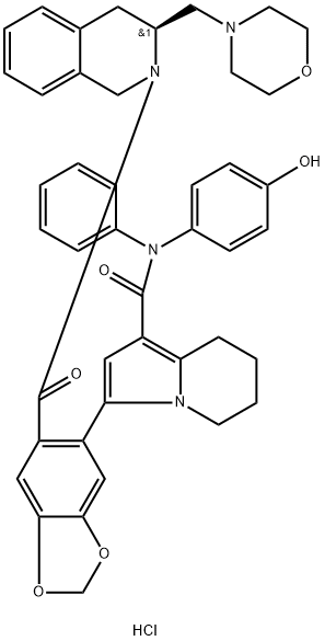 S55746 HYDROCHLORIDE, 1448525-91-4, 结构式