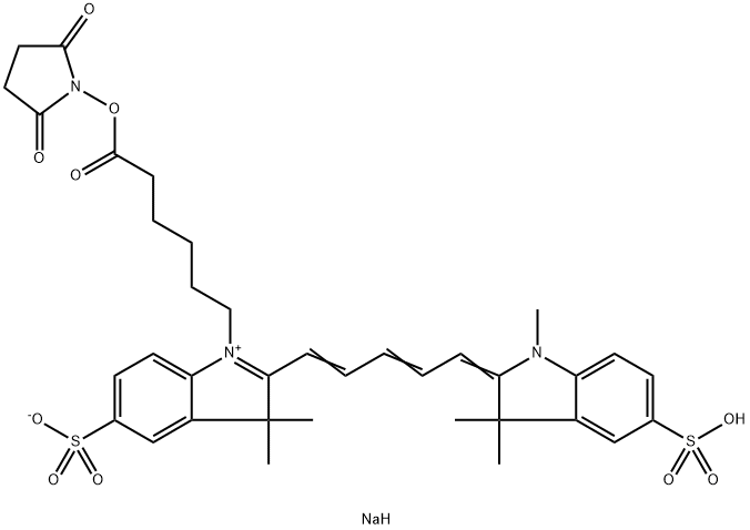 diSulfo-Cy5 NHS Ester Structure