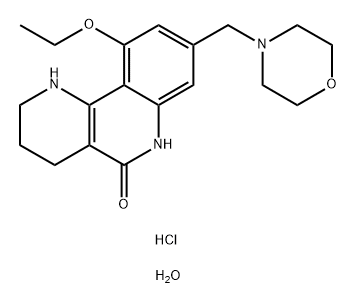 Amelparib hydrochloric hydrate 化学構造式