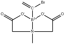 (T-4)-(1-溴乙烯基)[N-[(羧基-ΚO)甲基]-N-甲基甘氨酸(2-)-ΚN,ΚO]硼,1449377-16-5,结构式