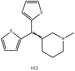 TIPEPIDINE HYDROCHLORIDE, 1449686-84-3, 结构式