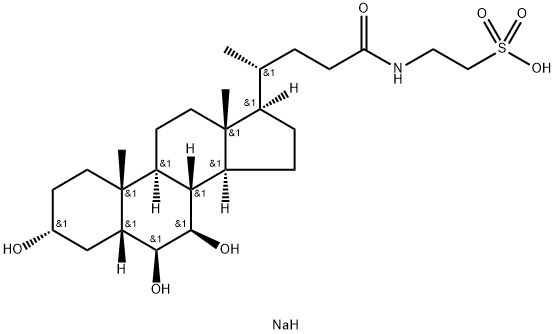 牛磺-Α-鼠胆酸,145022-92-0,结构式