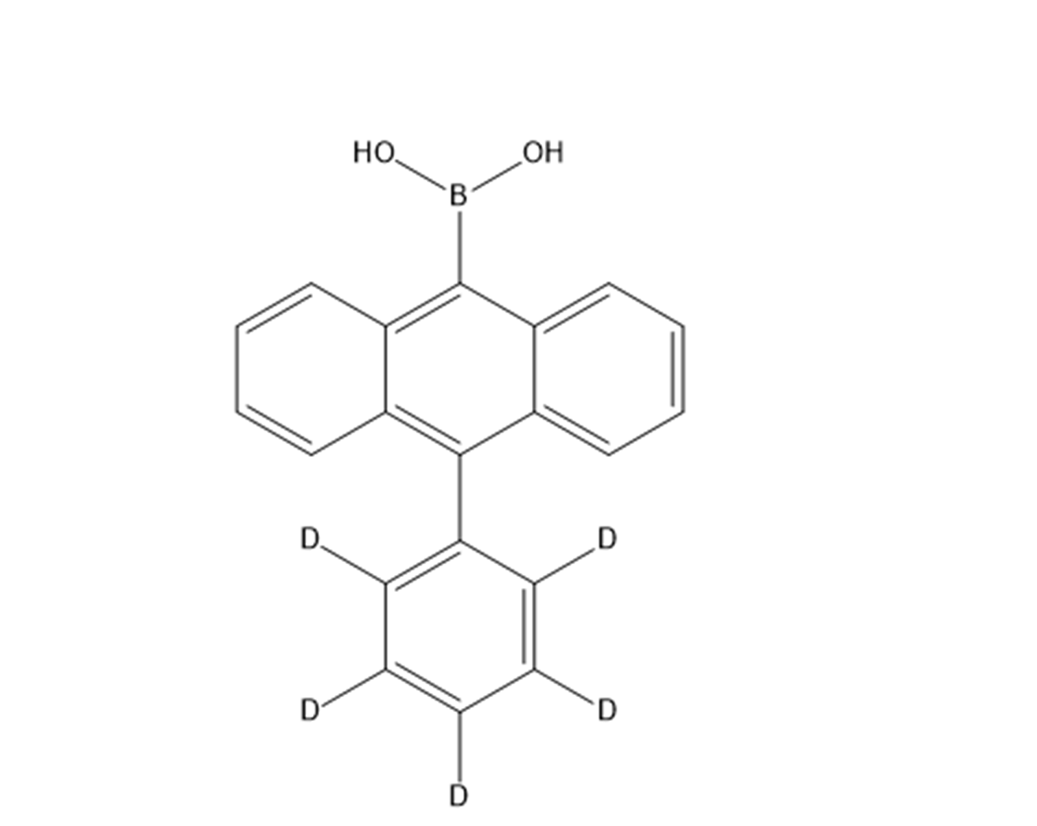 B-[10-(Phenyl-2,3,4,5,6-d5)-9-anthracenyl]boronicacid