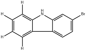 9H-Carbazole-1,2,3,4-d4, 7-bromo- Structure