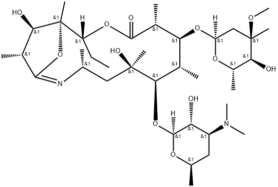 N-Despropyl GaMithroMycin 10,13-IMino Ether,145414-17-1,结构式