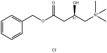 (+)-Carnitine Benzyl Ester Chloride 化学構造式