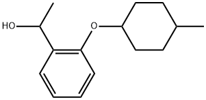α-Methyl-2-[(4-methylcyclohexyl)oxy]benzenemethanol Structure