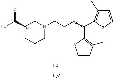 Tiagabine hydrochloride Structure