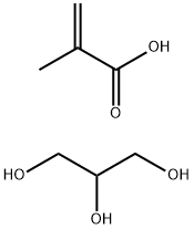 ポリメタクリル酸グリセリル 化学構造式