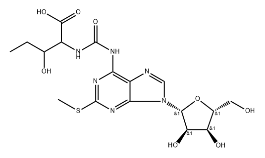146426-21-3 2-methylthio-N6-hydroxynorvalyl carbamoyladenosine