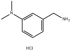 3-(氨基甲基)-N,N-二甲基苯胺二盐酸盐, 146639-76-1, 结构式