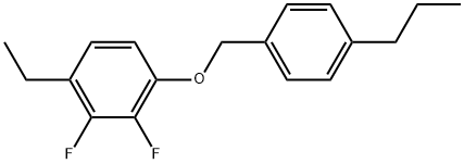 1-Ethyl-2,3-difluoro-4-[(4-propylphenyl)methoxy]benzene Structure