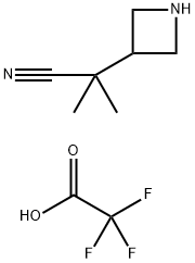 2-(AZETIDIN-3-YL)-2-METHYLPROPANENITRILE TFA|2-(AZETIDIN-3-YL)-2-METHYLPROPANENITRILE TFA
