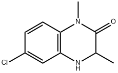 6-Chloro-1,3-dimethyl-3,4-dihydroquinoxalin-2(1H)-one Structure