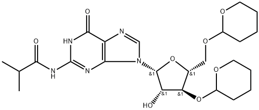 Propanamide, N-[9-[3,5-bis-O-(tetrahydro-2H-pyran-2-yl)-β-D-arabinofuranosyl]-6,9-dihydro-6-oxo-1H-purin-2-yl]-2-methyl-