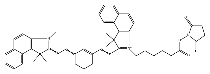 Cy7.5-琥珀酰亚胺/活化酯, 1469541-54-5, 结构式