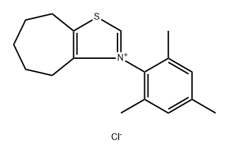 4H-Cycloheptathiazolium, 5,6,7,8-tetrahydro-3-(2,4,6-trimethylphenyl)-, chloride (1:1)|3-均三甲苯基-5,6,7,8-四氢-4H-环庚[D]噻唑-3-鎓 氯化物