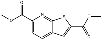 dimethyl thieno[2,3-b]pyridine-2,6-dicarboxylate 化学構造式