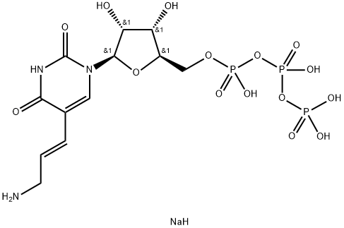 アミノアリル-UTP ナトリウム塩 化学構造式