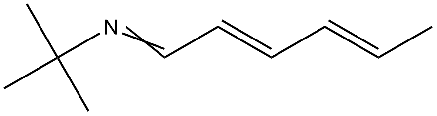 2-Propanamine, N-2,4-hexadienylidene-2-methyl-, (E,,E)- (9CI)