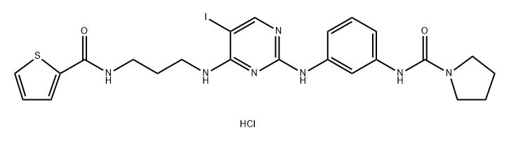 BX-795 HYDROCHLORIDE, 1472611-45-2, 结构式