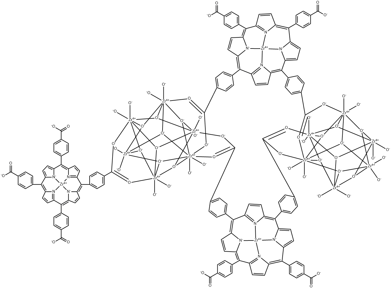 PCN-224(H) Structure