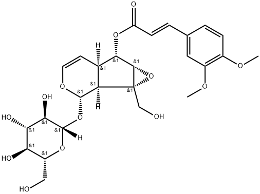 6-O-(3,4-ジメトキシシンナモイル)カタルポール 化学構造式