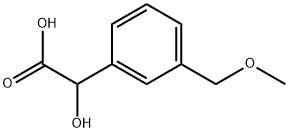 α-Hydroxy-3-(methoxymethyl)benzeneacetic acid Structure
