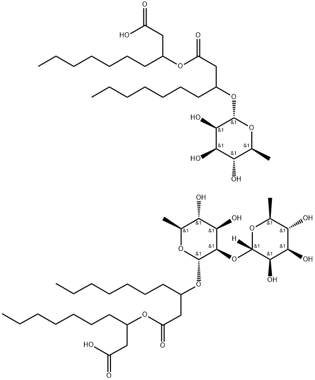 RHAMNOLIPIDBIOSURFACTANT 化学構造式