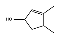 2-Cyclopenten-1-ol, 2,3,4,5-tetramethyl- Struktur