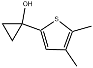 1-(4,5-Dimethyl-2-thienyl)cyclopropanol 结构式