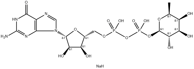 GDP-L-岩藻糖, 148296-47-3, 结构式