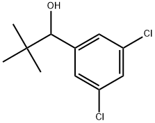 1-(3,5-dichlorophenyl)-2,2-dimethylpropan-1-ol Struktur