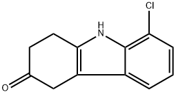 8-chloro-2,3,4,9-tetrahydro-1H-carbazol-3-one Struktur