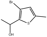 1-(3-BROMO-5-METHYLTHIOPHEN-2-YL)ETHAN-1-OL Structure