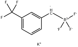 Potassium [3-(trifluoromethyl)benzyl]trifluoroborate, 1494466-25-9, 结构式