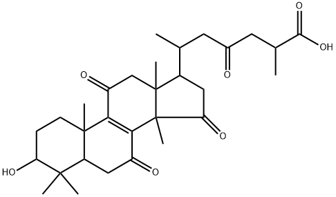 灵芝酸AM1, 149507-55-1, 结构式