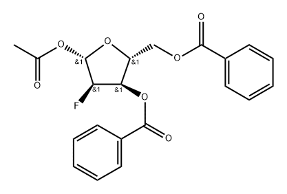 1-O-acetyl-3,5-di-O-benzoyl-2-deoxy-2-fluoro-β-D-ribofuranoside|1-O-乙酰基-3,5-二-O-苯甲酰基-2-脱氧-2-氟-Β-D-呋喃核糖