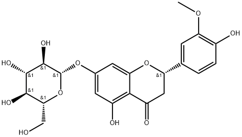 高圣草素-7-O-Β-D-葡萄糖苷,14982-11-7,结构式