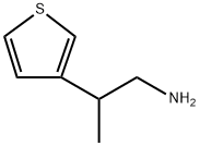 2-(噻吩-3-基)丙-1-胺,149977-40-2,结构式