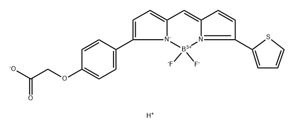 BODIPY TR CARBOXYLIC ACID, 150152-64-0, 结构式