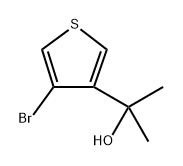 2-(4-bromothiophen-3-yl)propan-2-ol Structure