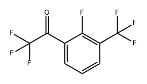 2,2,2-三氟-1-(2-氟-3-(三氟甲基)苯基)乙酮, 1503058-48-7, 结构式