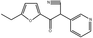 3-(5-ethylfuran-2-yl)-3-oxo-2-(pyridin-3-yl)propanenitrile,1505321-11-8,结构式
