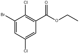 ethyl 3-bromo-2,5-dichlorobenzoate Struktur